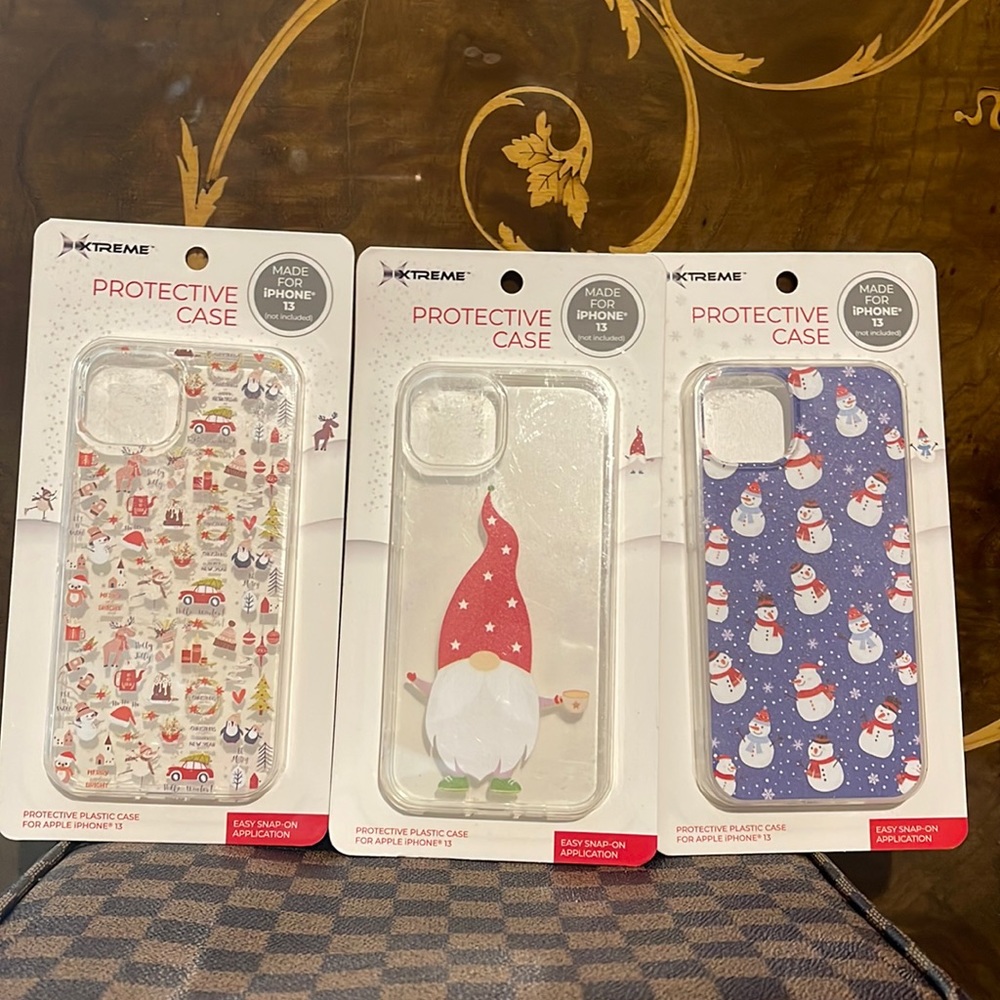 (3) NEW XTREME PROTECTIVE PLASTIC CASES FOR IPHONE 13